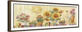 Sunflowers Potted on a Table-ZPR Int’L-Framed Giclee Print