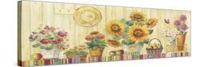 Sunflowers Potted on a Table-ZPR Int’L-Stretched Canvas