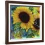 Sunflowers Rain or Shine-Asmaa’ Murad-Framed Giclee Print