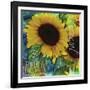 Sunflowers Rain or Shine-Asmaa’ Murad-Framed Giclee Print