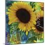 Sunflowers Rain or Shine-Asmaa’ Murad-Mounted Giclee Print