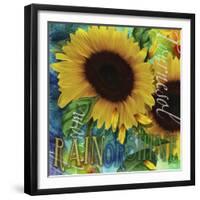 Sunflowers Rain or Shine-Asmaa’ Murad-Framed Giclee Print