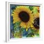 Sunflowers Rain or Shine-Asmaa’ Murad-Framed Giclee Print