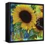 Sunflowers Rain or Shine-Asmaa’ Murad-Framed Stretched Canvas