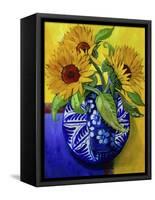 Sunflowers, Series I-Isy Ochoa-Framed Stretched Canvas