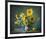 Sunflowers & Shawl Still Life-null-Framed Art Print