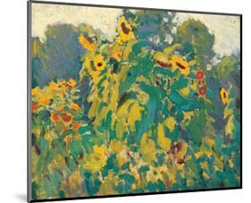 Sunflowers, Thornhill-J^ E^ H^ MacDonald-Mounted Premium Giclee Print