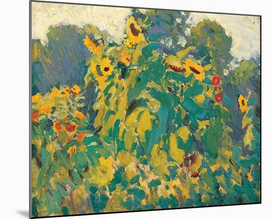 Sunflowers, Thornhill-J^ E^ H^ MacDonald-Mounted Premium Giclee Print