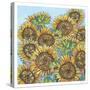 Sunflowers Upclose-Lisa Katharina-Stretched Canvas