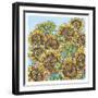 Sunflowers Upclose-Lisa Katharina-Framed Giclee Print