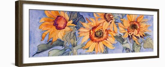 Sunflowers VI-Sharon Pitts-Framed Giclee Print