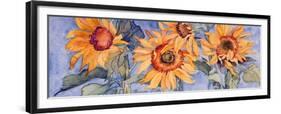 Sunflowers VI-Sharon Pitts-Framed Giclee Print