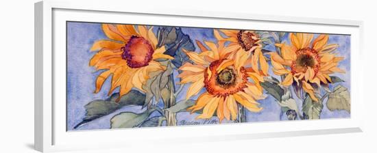 Sunflowers VI-Sharon Pitts-Framed Giclee Print