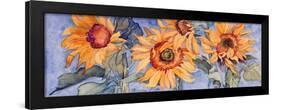 Sunflowers VI-Sharon Pitts-Framed Giclee Print