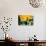 Sunflowers With Paint Effect-null-Photo displayed on a wall