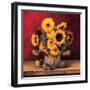 Sunflowers with Pears-Andres Gonzales-Framed Art Print