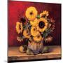 Sunflowers with Pears-Andres Gonzales-Mounted Art Print