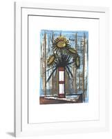 Sunflowers-Bernard Buffet-Framed Serigraph