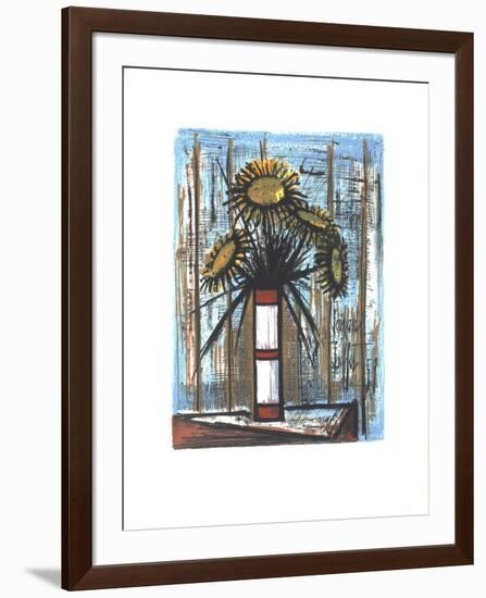 Sunflowers-Bernard Buffet-Framed Serigraph