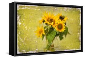Sunflowers-Philippe Sainte-Laudy-Framed Stretched Canvas