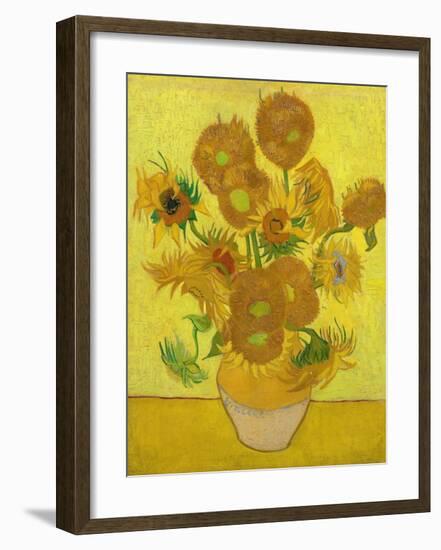 Sunflowers-Vincent van Gogh-Framed Art Print