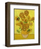 Sunflowers-Vincent van Gogh-Framed Art Print