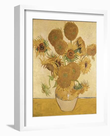 Sunflowers-Vincent van Gogh-Framed Giclee Print