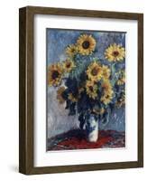 Sunflowers-Claude Monet-Framed Giclee Print