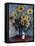 Sunflowers-Claude Monet-Framed Stretched Canvas