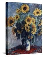 Sunflowers-Claude Monet-Stretched Canvas