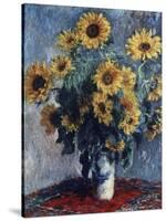 Sunflowers-Claude Monet-Stretched Canvas