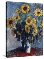 Sunflowers-Claude Monet-Stretched Canvas