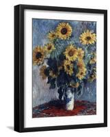 Sunflowers-Claude Monet-Framed Giclee Print