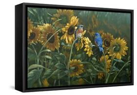Sunflowers-Michael Jackson-Framed Stretched Canvas