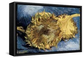 Sunflowers-Vincent van Gogh-Framed Stretched Canvas