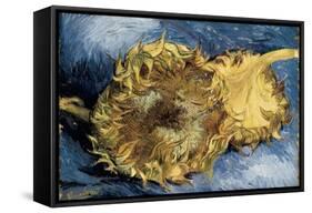 Sunflowers-Vincent van Gogh-Framed Stretched Canvas