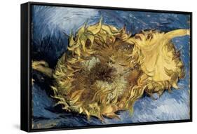 Sunflowers-Vincent van Gogh-Framed Stretched Canvas