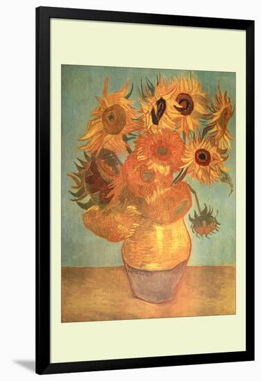 Sunflowers-Vincent van Gogh-Framed Art Print