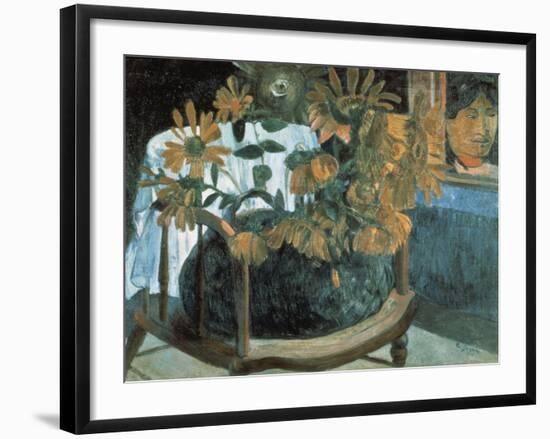 Sunflowers-Paul Gauguin-Framed Giclee Print