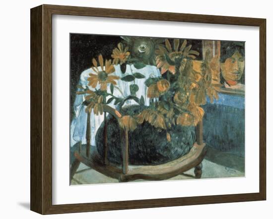 Sunflowers-Paul Gauguin-Framed Giclee Print