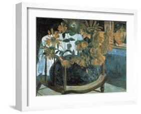 Sunflowers-Paul Gauguin-Framed Giclee Print