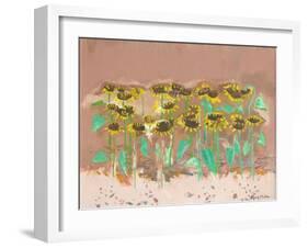 Sunflowers-David Alan Redpath Michie-Framed Giclee Print