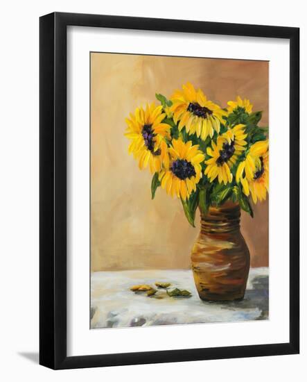 Sunflowers-Julie DeRice-Framed Art Print