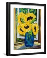 Sunflowers-Julie DeRice-Framed Art Print