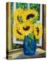 Sunflowers-Julie DeRice-Stretched Canvas