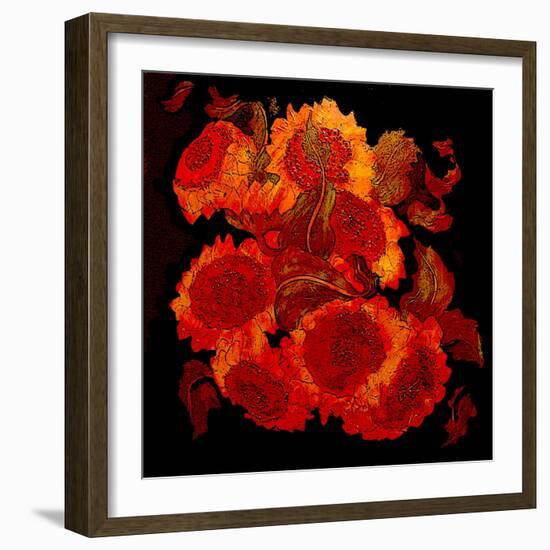 Sunflowers-Linda Arthurs-Framed Giclee Print