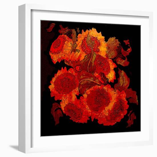 Sunflowers-Linda Arthurs-Framed Giclee Print