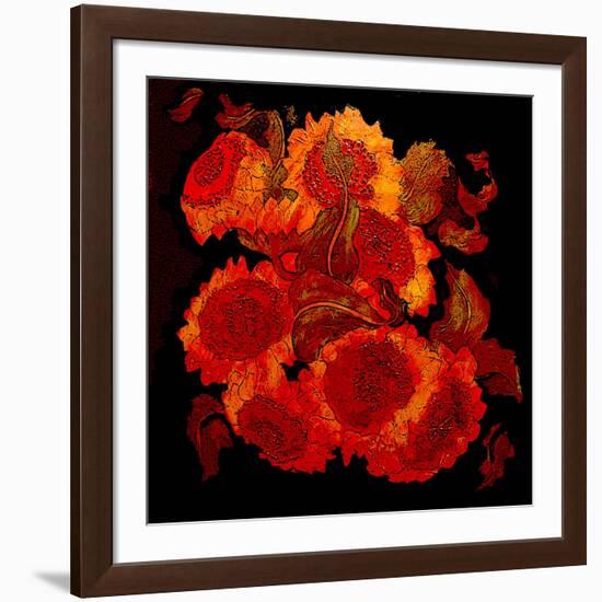 Sunflowers-Linda Arthurs-Framed Giclee Print