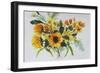 Sunflowers-Marietta Cohen Art and Design-Framed Giclee Print