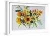 Sunflowers-Marietta Cohen Art and Design-Framed Giclee Print